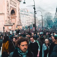 Manifestation contre la réforme des retraites à Paris le 23/03/2023 ©Benjamin Guillot-Moueix / Hans Lucas