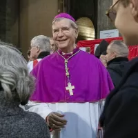 Mgr Laurent Ulrich le 18/01/2023 ©Corinne Simon / Hans Lucas