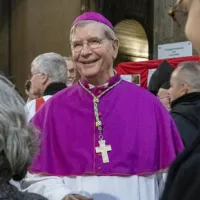 Mgr Laurent Ulrich le 18/01/2023 ©Corinne Simon / Hans Lucas