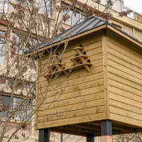 Un des trois pigeonniers contraceptifs qui a été placé à Alençon. ©Ville Alençon