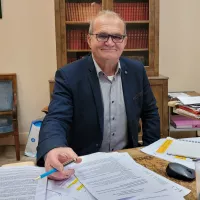 Jean-Luc Vachelard en mairie de Brioude © Martin Obadia 