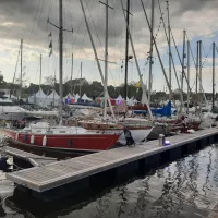 Le port de Vannes lors de la Semaine du Golfe 2023. ©Julie Rolland