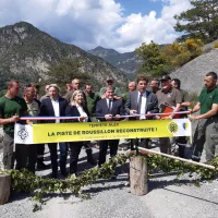 L'inauguration de la piste DFCI - RCF