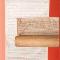 « La Grande Philippine », partage de la justice sur la ville entre le roi de France Philippe le Bel et l’archevêque de Lyon, qui reconnaît la souveraineté du roi - © Archives départementales du Rhône et de la métropole de Lyon