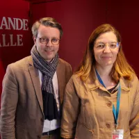 Charles-Henry de La Londe (à gauche), Magali Fourmaintraux - © RCF Lyon