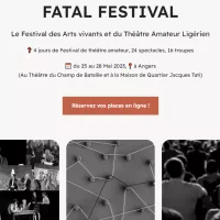 Le festival de théâtre amateur FATAL débute ce jeudi soir à Angers - Capture d'écran