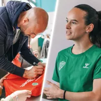 Matthieu Dreyer (à gauche), Élise Legrout - © ASSE Cœur-Vert