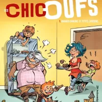 Les chicoufs Tome 1 Grands darons et petits lardons de François Dhont alias Falzar 