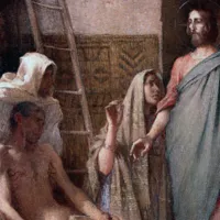 Ernest Laurent, Jésus guérit le paralytique ©Wikimédia commons