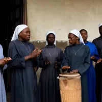 Religieuses catholiques à Kabinda, RDC, le 04/03/2019 ©Emeric Fohlen / Hans Lucas