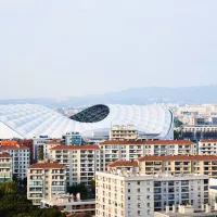 Le stade vélodrome à Marseille, pourrait accueillir le pape François, lors de sa visite le 23 septembre 2023 ©Nival Anne-Sophie / Hans Lucas