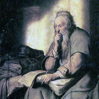 Saint Paul en prison, par Rembrandt, 1627 ©Wikimédia commons