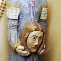 Statue de sainte Solange (XVIe siècle) ©Wikimédia commons