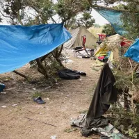 Camp de réfugiés à Calais, en France. 11/2022. ©Unsplash