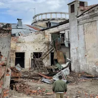 Bâtiments détruits dans la région de Chernihiv, en Urkaine. ©Unsplash