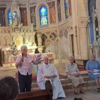 le 9 juin dans l'église de Mecrin 