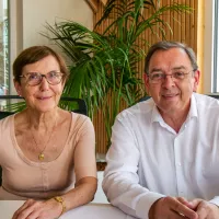 Hubert Salaün (à gauche), Simone Bassinot - © RCF Lyon