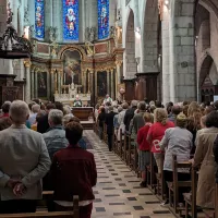 Cathédrale d'Annecy, messe pour les victimes de l'attaque du 8 juin 2023