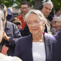 La Première ministre Elisabeth Borne dans la Vienne © Frédéric Petry / Hans Lucas