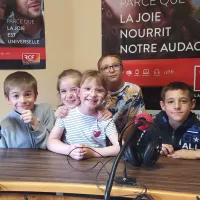 Elèves de CM1/CM2 de l'école St Joseph Capucines de St Vallier ©RCF