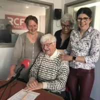 ®RCF Savoie - Bernadette Del Rosario, frère Denis, Carmen Silvestre et Christelle Dupuis