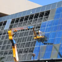 Les travaux d'Acropolis commencent à se voi de l'extérieur ce 8 juin 2023 - RCF 