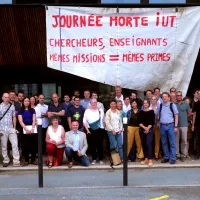 Les enseignants de l'IUT d'Angers étaient en grève lundi 19 juin © RCF Anjou