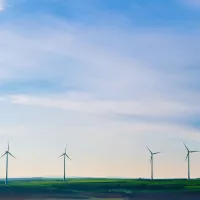 Paysage d'éoliennes. ©Unsplash