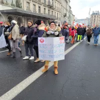 Manifestation de soignants dans les rues du Puy-en-Velay