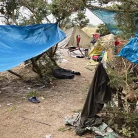 Camp de réfugiés à Calais, en France. ©Unsplash