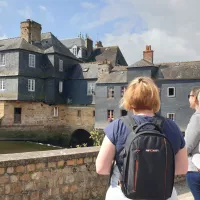 Balade à Landerneau avec Mathieu Landuré et un groupe de touristes @ Christophe Pluchon, RCF 2023