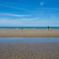 Les plages du Nord de la France, comme celle de Merville-Franceville-Plage, en Normandie sont de plus en plus convoitées.  ©Riccardo Milani / Hans Lucas