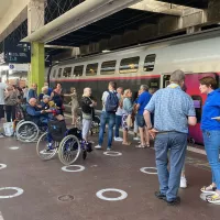 Départ à 10h26 pour les 2 TGV privatisés pour l'occasion 