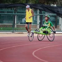 Athlètes paralympiques s'entrainant à Khon Kaen, en Thailand. 01/2018 ©Unsplash.  