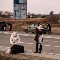 Réfugiés ukrainiens à la frontière européenne. 03/2022 ©Unsplash