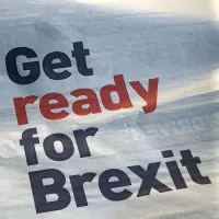 Une du journal du gouvernement du Royaume-Uni "Préparez-vous au Brexit". 10/2019 ©Unsplash