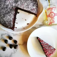 Gâteau au chocolat aux amandes et huile d'olive ©Lulu's