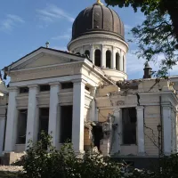 La cathédrale d'Odessa partiellement détruite par les frappes russes. ©Вячеслав Діордієв / АрміяInform
