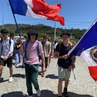 RCF Bordeaux a suivi les jeunes Bordelais à Porto au Portugal pour les JMJ 2023 à Lisbonne ©Clément Guerre.