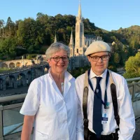 Véronique et son cousin Jean-Louis, cadet normand © DR