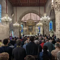 Fin du pèlerinage dans l'église Saint-Pierre ©RCF Manche