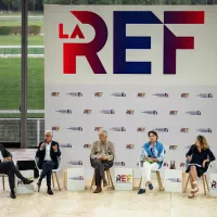 LA REF, un événement organisé par le Mouvement des entreprises de France (MEDEF) à l’hippodrome de Longchamp, Paris, le 28/08/2023 ©Xose Bouzas / Hans Lucas