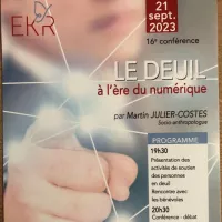 Le deuil à l'ère du numérique, une conférence proposée par l'association EKR de Châteauroux.