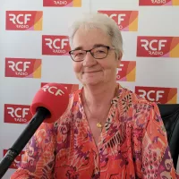 Agnès Boyer dans le studio de RCF Haute-Loire © Martin Obadia