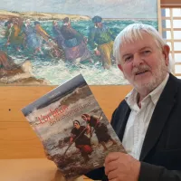 "L'or brun des faucheurs de la mer", un livre d'art d'André Cariou sur les activités goémonières vues par les peintres en Bretagne @ Christophe Pluchon, RCF 2023