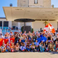 Les jeunes savoyards et burkinabés aux JMJ @Bruno Kemtoré