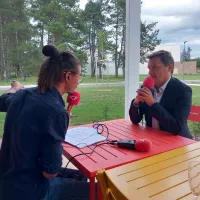 Nicolas Ray, député LR de l'Allier, au CREPS de Vichy