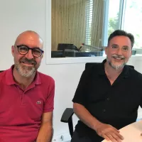 Sylvain Guiton (à gauche), Pierre Blanzat - © RCF Lyon