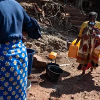 Crise de l’eau à Mayotte - La députée LIOT Estelle Youssouffa appellent les mahorais à manifester et à cesser de payer leur facture d’eau à partir de mercredi 27 septembre - ©Hans Lucas 