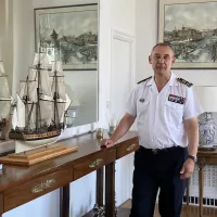 L'amiral Jean-François Quérat, nouveau préfet maritime de l'Atlantique - © Ronan Le Coz